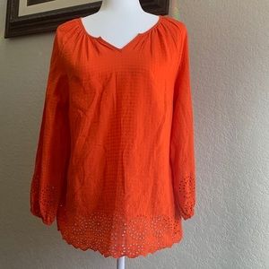 Soft Surroundings peasant top size MP